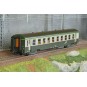 R37_HO42505-R37 HO42505 USI passenger car, B10t, Y16 bogies, UIC inter-car gangway, Chambéry, illuminated