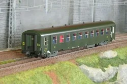 R37 HO42507 Voiture voyageurs USI, Bmyfi 8.3102, bogies Y16, chauffage autonome Avialex, Batignolle Rail 37 - R37 R37_HO42507 - 