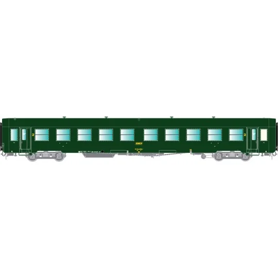 R37_HO42508-R37 HO42508 Voiture voyageurs USI, B10t, bogies Y16, chauffage autonome Avialex, Batignolles, éclairée