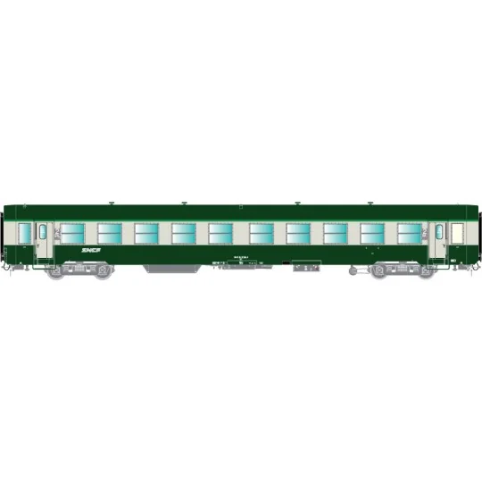 R37_HO42510-R37 HO42510 USI passenger car, B10t, Y16 bogies, Dijon, illuminated