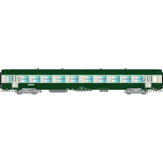 R37_HO42516-R37 HO42516 Voiture voyageurs USI, B10t, bogies Y24, Chambéry, éclairée