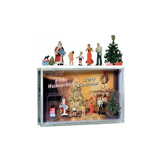 Preiser 10652 Figures, Merry Christmas Preiser_10652-Preiser 10652 Figures, Merry Christmas