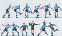 Preiser 10756 Characters, Football team light / dark blue - Preiser...