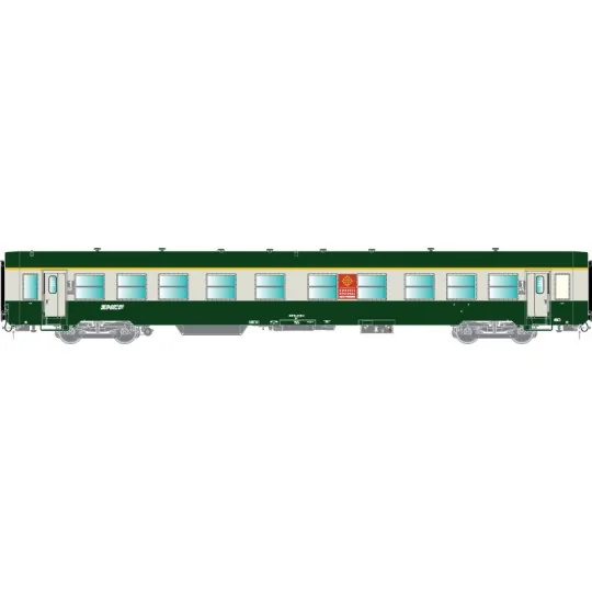 R37_HO42522-R37 HO42522 Voiture voyageurs USI, A4t4, bogies Y24, Toulouse, éclairée