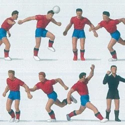 Preiser 10760 Personnages, Equipe de foot bleu rouge / bleu Preiser Preiser_10760 - 1