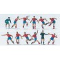 Preiser_10760-copy of Preiser 10756 Characters, Football team light / dark blue