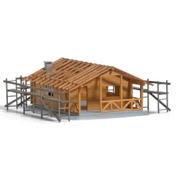 Busch 1855 Cabane en construction Busch BUSCH_1855 - 1