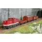 ROCO_5110009-Roco 5110009 Starter set for 110 series diesel trains, DR, with freight train, digital, Z21 sta