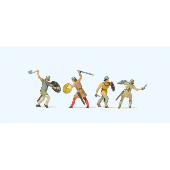Preiser_24762-Preiser 24762 character, Knight combat