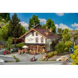 Faller 191836 Model Kit, Alpine House with Cafe - FALLER_191836