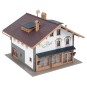 FALLER_191836-Faller 191836 Model Kit, Alpine House with Cafe