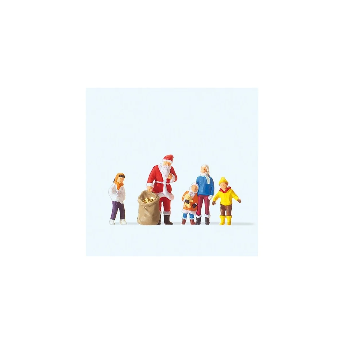Preiser 29098 figure, Santa Claus with children Preiser 29098 figure, Santa Claus with children