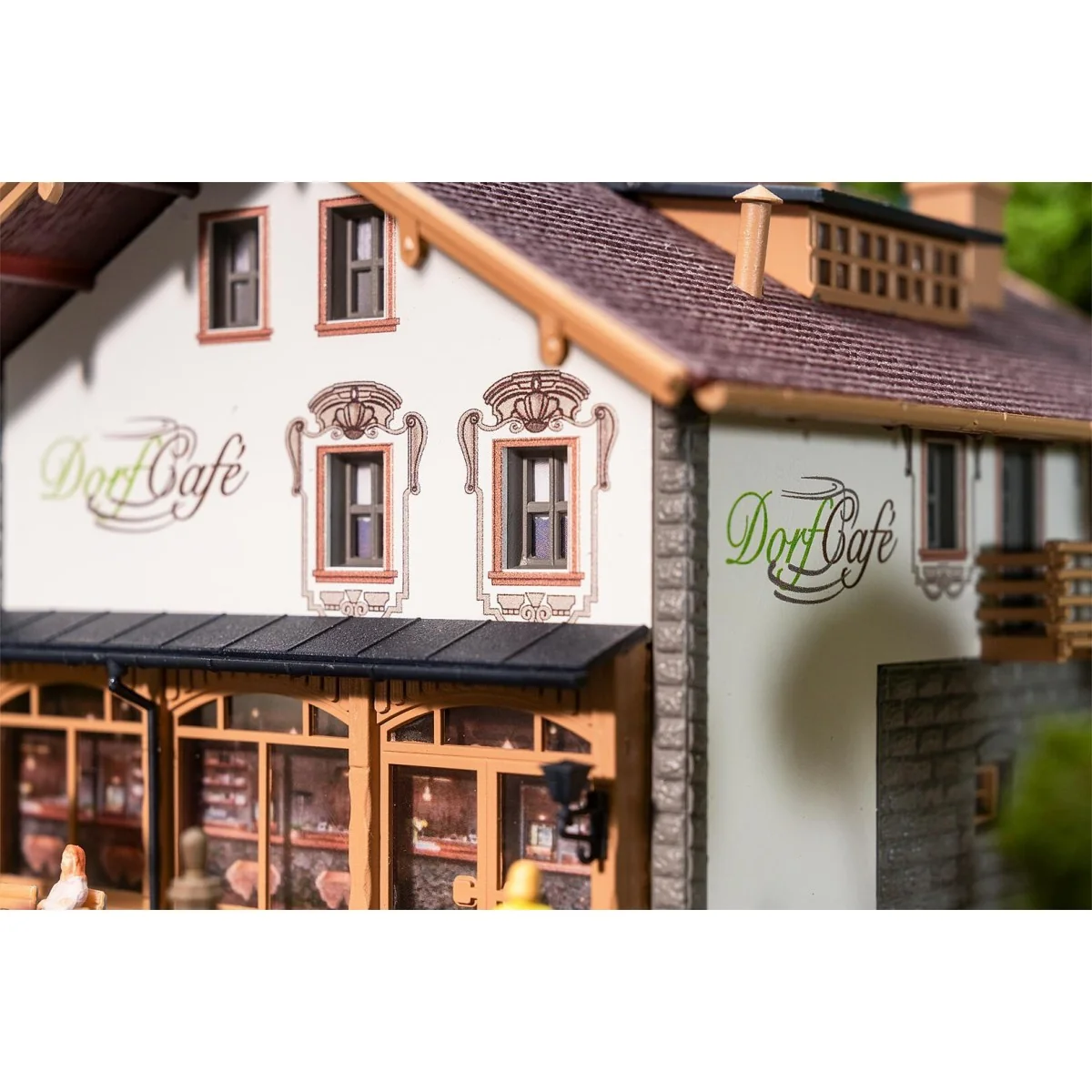 Faller 191836 Model Kit, Alpine House with Cafe - FALLER_191836