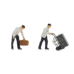 Artitec 7875010 Paintable Figures, Dockworkers with Luggage - ARTI_...