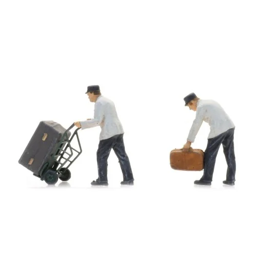 ARTI_7875010-Artitec 7875010 Paintable Figures, Dockworkers with Luggage