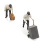 ARTI_7875010-Artitec 7875010 Personnages à peindre, personnel de quai avec bagages