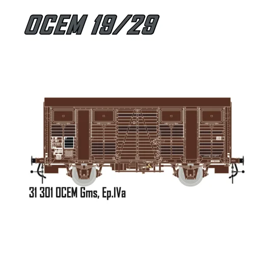 LSM_31301-LS Models 31301 Wagon OCEM Gms, SNCF, delivered brown ep.IVa
