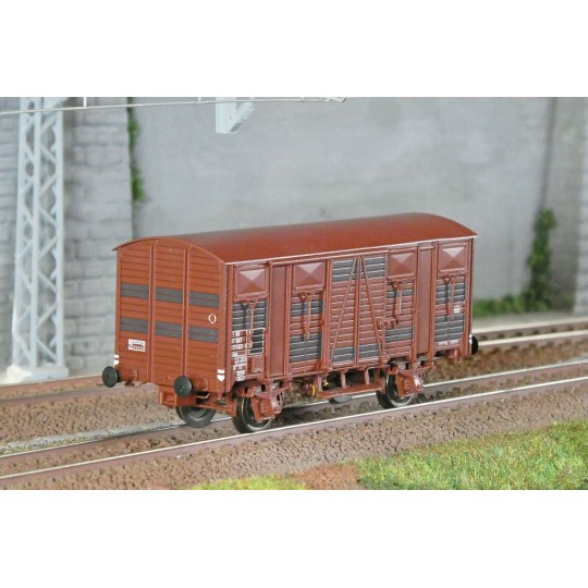 LSM_31301-LS Models 31301 Wagon OCEM Gms, SNCF, livré marron ep.IVa