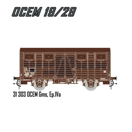 LSM_31303-LS Models 31303 Wagon OCEM Gms, SNCF, delivered brown, ep.IVa