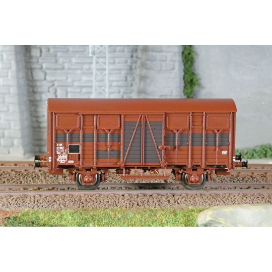 LSM_31303-LS Models 31303 Wagon OCEM Gms, SNCF, livré marron, ep.IVa