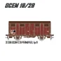 LSM_31306-LS Models 31306 Wagon OCEM K 29 PERMAPLEX, SNCF, livré rouge, ep.IV