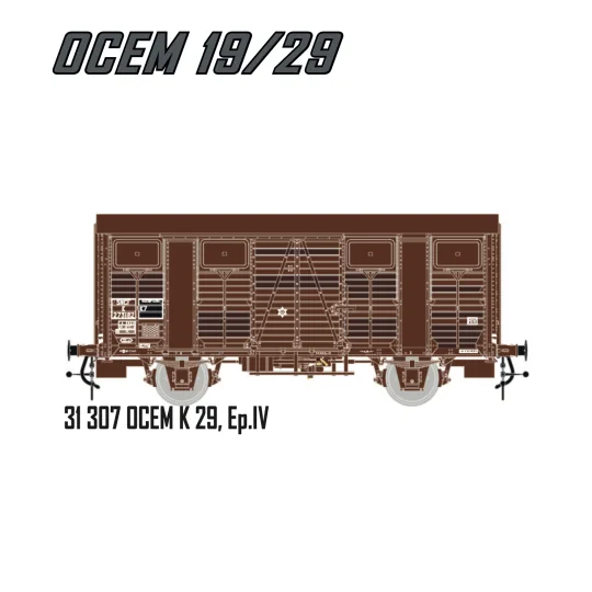 LS Models 31307 OCEM K 29 Wagon, SNCF, brown livery, ep.IV LSM_31307-LS Models 31307 OCEM K 29 Wagon, SNCF, brown livery, ep.IV