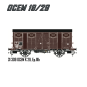 LSM_31309-LS Models 31309 Wagon OCEM K 29, SNCF, livré brun toit noir, ep.IIIb