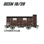 LS Models 31311 OCEM Kf 29 wagon, SNCF, brown livery with black roo... LSM_31311-LS Models 31311 OCEM Kf 29 wagon, SNCF, brown livery with black roof and guard's cabin, ep.IIIb