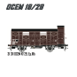LSM_31311-LS Models 31311 OCEM Kf 29 wagon, SNCF, brown livery with black roof and guard's cabin, ep.IIIb