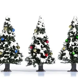 Busch 6464 Snow-Covered Christmas Trees - Busch - Busch_6464