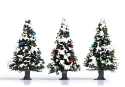 Busch 6464 Snow-Covered Christmas Trees - Busch - Busch_6464