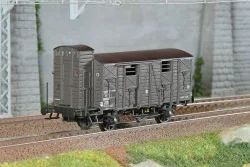 LS Models 31311 OCEM Kf 29 wagon, SNCF, brown livery with black roo...