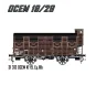 LS Models 31313 OCEM Kf 19 wagon, SNCF, brown livery with black roo... LSM_31313-LS Models 31313 OCEM Kf 19 wagon, SNCF, brown livery with black roof and guard's cabin, ep.IIIb