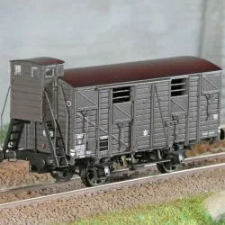 LS Models 31313 Wagon OCEM Kf 19, SNCF, livré brun toit noir et guérite, ep.IIIb Ls models LSM_31313 - 1