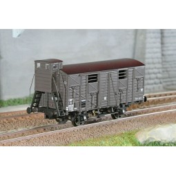 LS Models 31313 OCEM Kf 19 wagon, SNCF, brown livery with black roo...