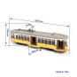 53013-OcCre 53013 Milan Tram 1/24 scale wood and metal construction kit
