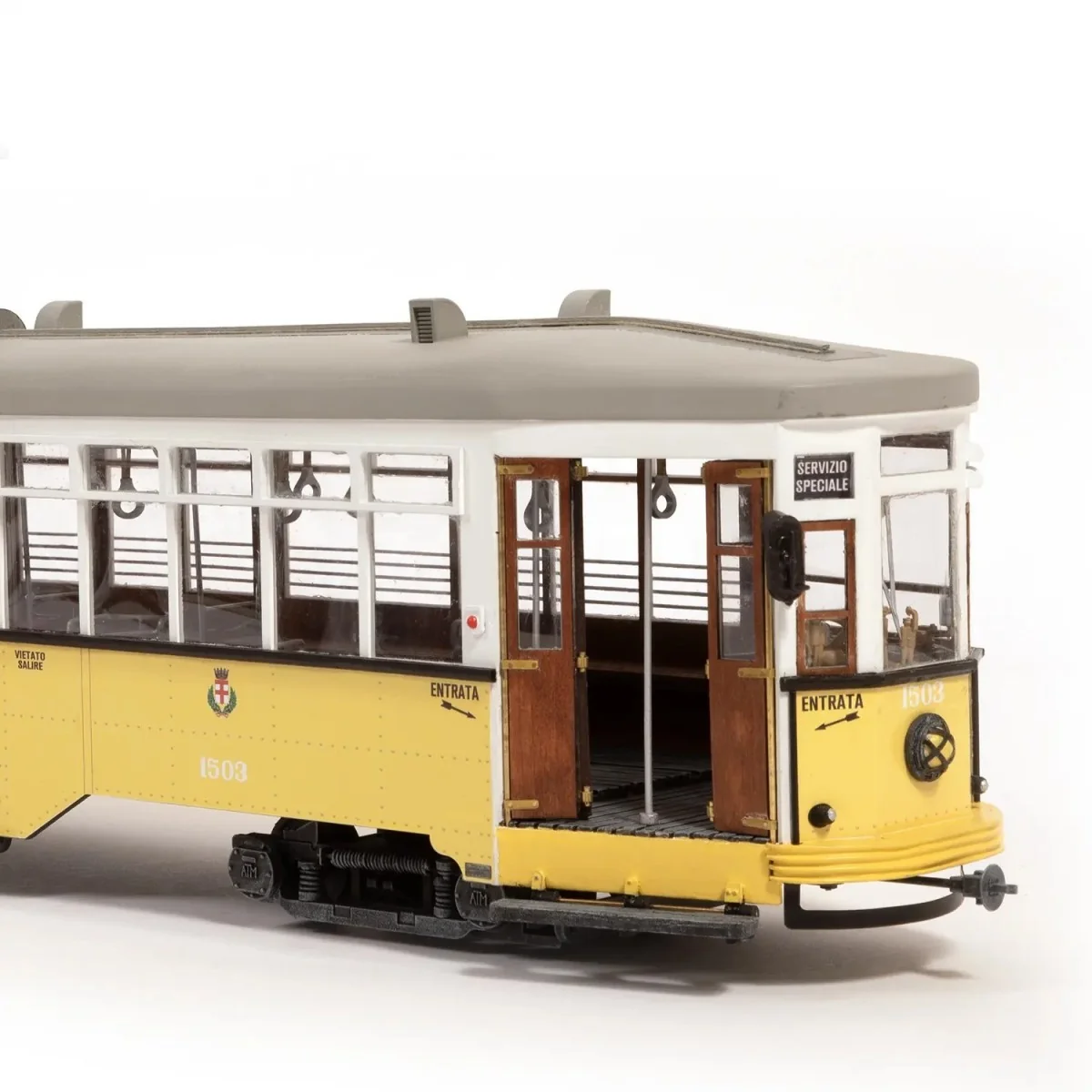 OcCre 53013 Milan Tram 1/24 scale wood and metal construction kit -...