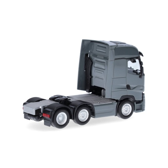 Herpa 315104-004 Camion Tracteur Renault T facelift 6x2, gris Herpa HERPA_315104-004 - 2 HERPA_315104-004-Herpa 315104-004 Camion Tracteur Renault T facelift 6x2, gris - HERPA_315104-004