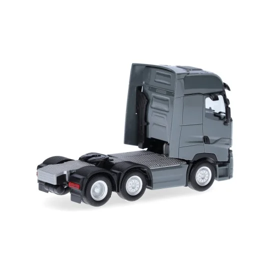 Herpa 315104-004 Camion Tracteur Renault T facelift 6x2, gris Herpa HERPA_315104-004 - 2 HERPA_315104-004-Camion Tracteur Renault T facelift 6x2, gris - Herpa 315104-004