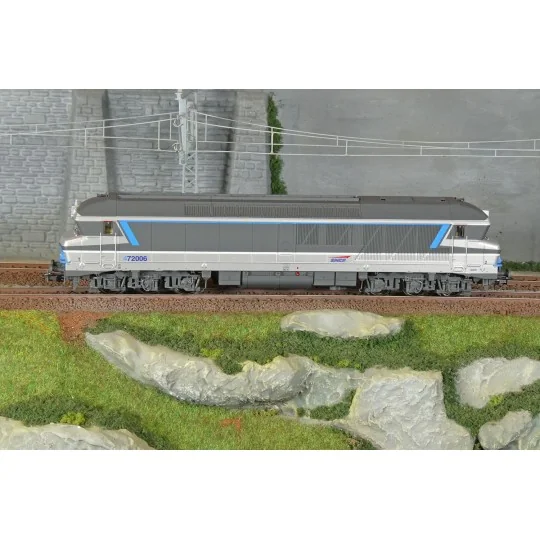 HJ2620-Jouef HJ2620 CC 72006 diesel locomotive, SNCF, Isabelle, Casquette logo