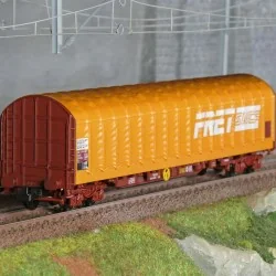 Jouef HJ6315 Wagon bâché à bogies type Rils, FRET, SNCF, livré orange Jouef HJ6315 - 1