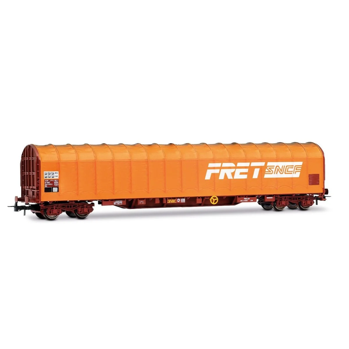 Jouef HJ6315 Wagon bâché à bogies type Rils, FRET, SNCF, livré orange Jouef HJ6315 - 3