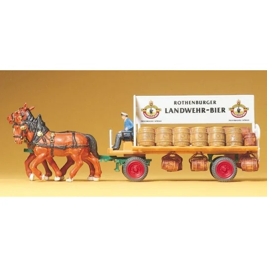 Preiser 30462 Cart, delivery car - Preiser - Preiser_30462 Preiser_30462-copy of Preiser 30474 Farm Woman, Oxen and Fertilizer Cart - Preiser_30462