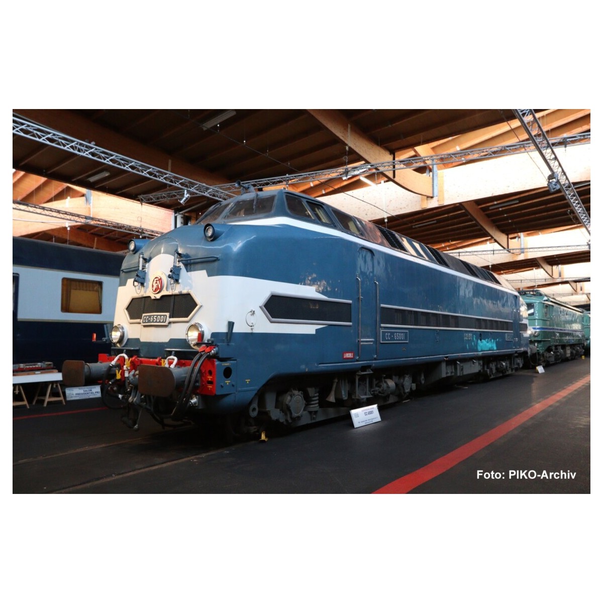 *Piko 97540 CC 65000 SNCF diesel locomotive, original condition - P...