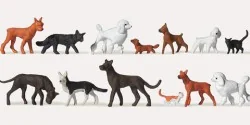 Preiser 0212582 Characters, Dogs and Cats