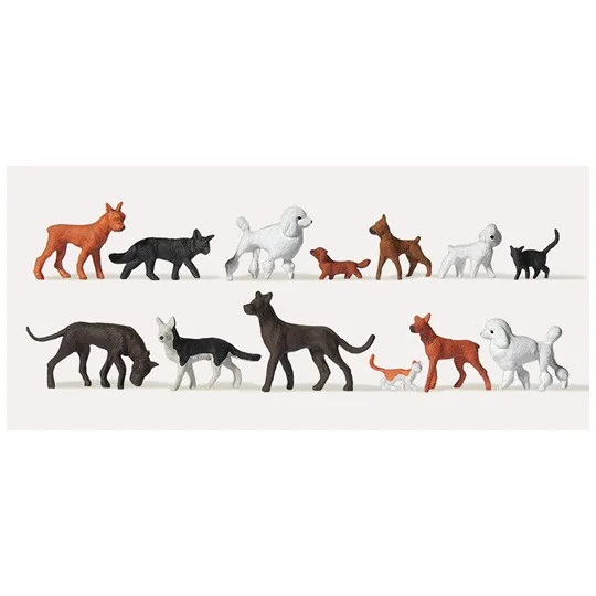 Preiser 0212582 Personnages, Chiens et chats Preiser Preiser_0212582 - 1 Preiser_0212582-Preiser 0212582 Personnages, Chiens et chats