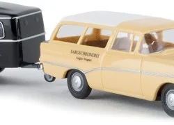 Brekina 20037 Opel P1 station wagon with caravan - Sai - Sai_20037