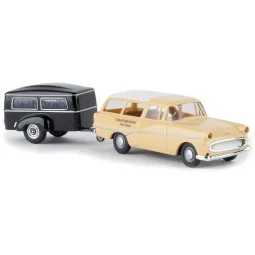 Brekina 20037 Opel P1 station wagon with caravan - Sai - Sai_20037