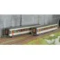 LS Models E200 Set de 2 voitures corail VTU, SNCF, B10tu / B11tu, logo Encadré, éclairée Ls models LSM_E200 - 1 LSM_E200-LS Models E200 Set de 2 voitures corail VTU, SNCF, B10tu / B11tu, logo Encadré, éclairée