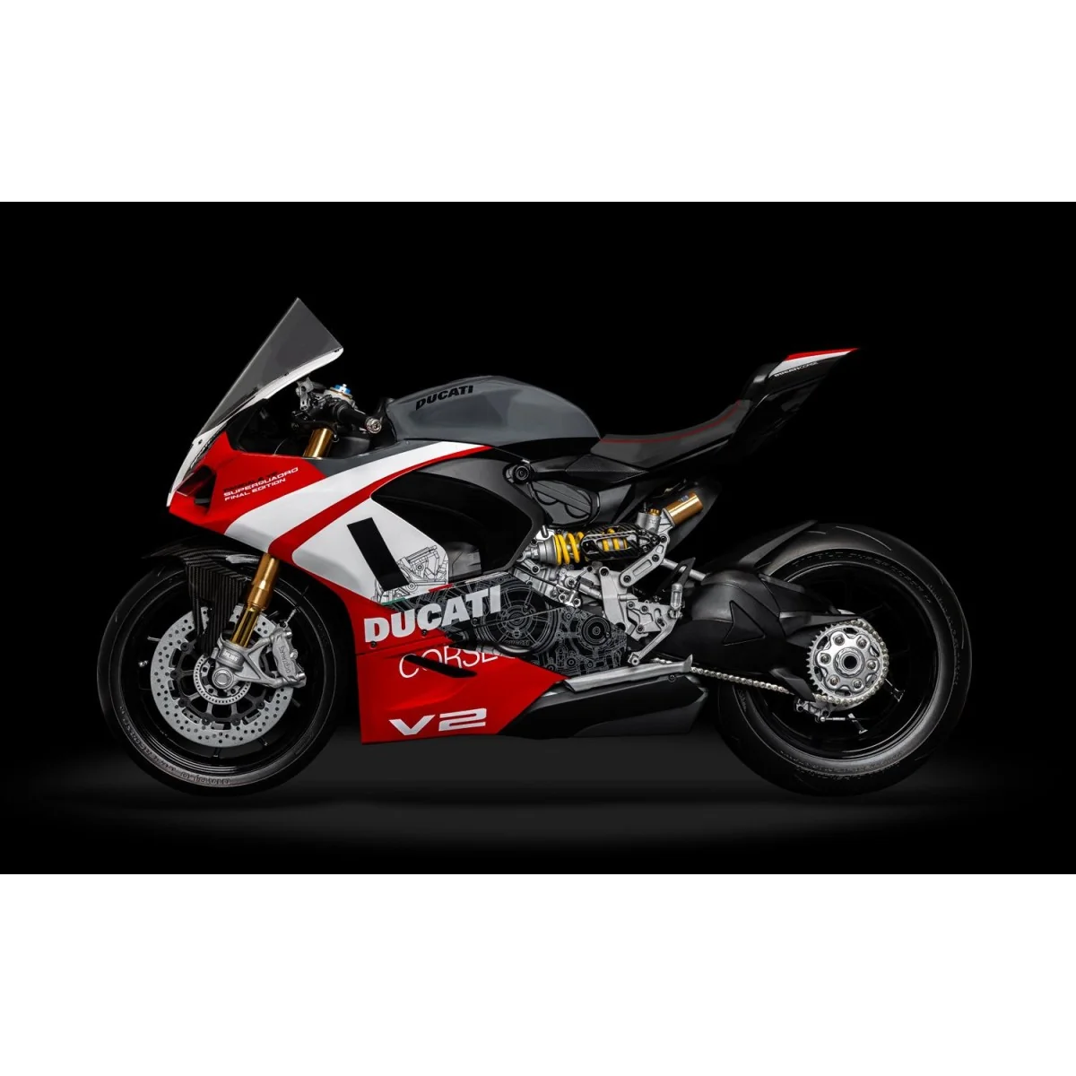 Pocher HK124 Moto Ducati Panigale - V2 Superquadro Final Edition 1/...